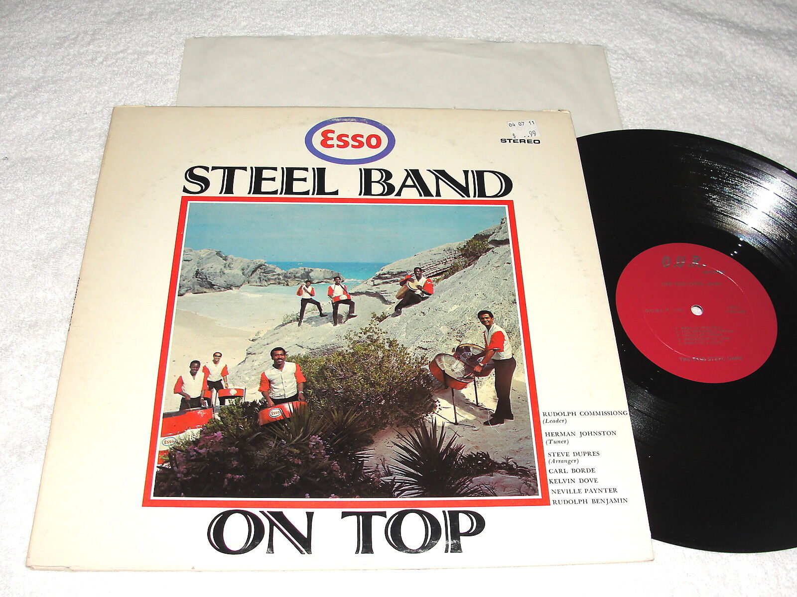 Esso Steel Band "On Top" 1969 Reggae/Calypso LP, Nice EX!, Bermuda, O.U.R.