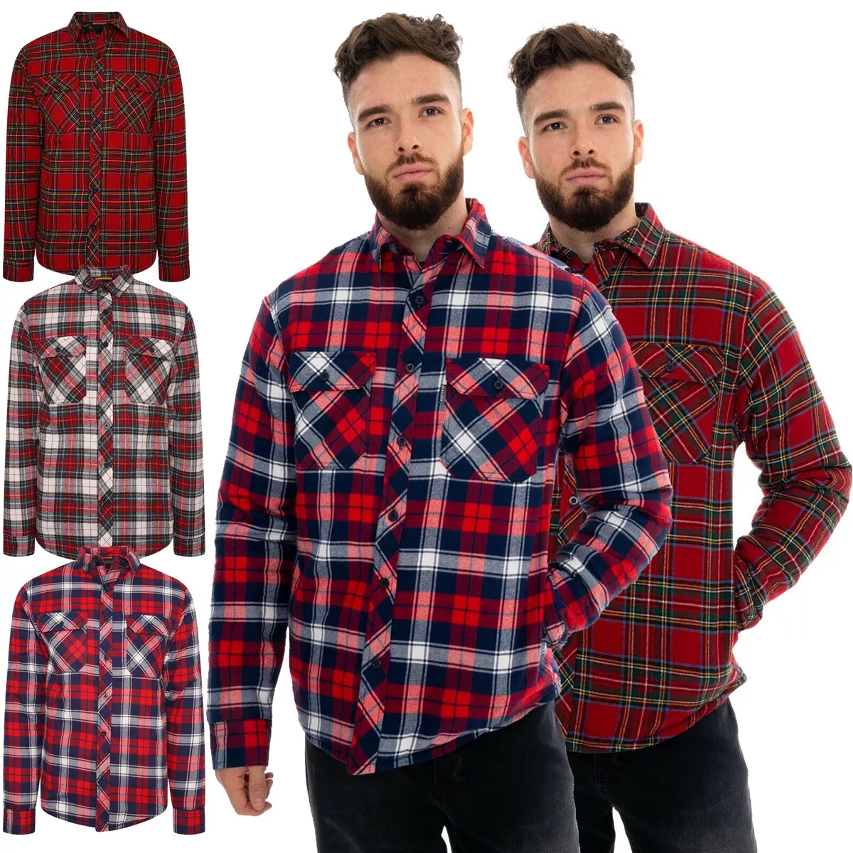 Flannel padded clearance shirt