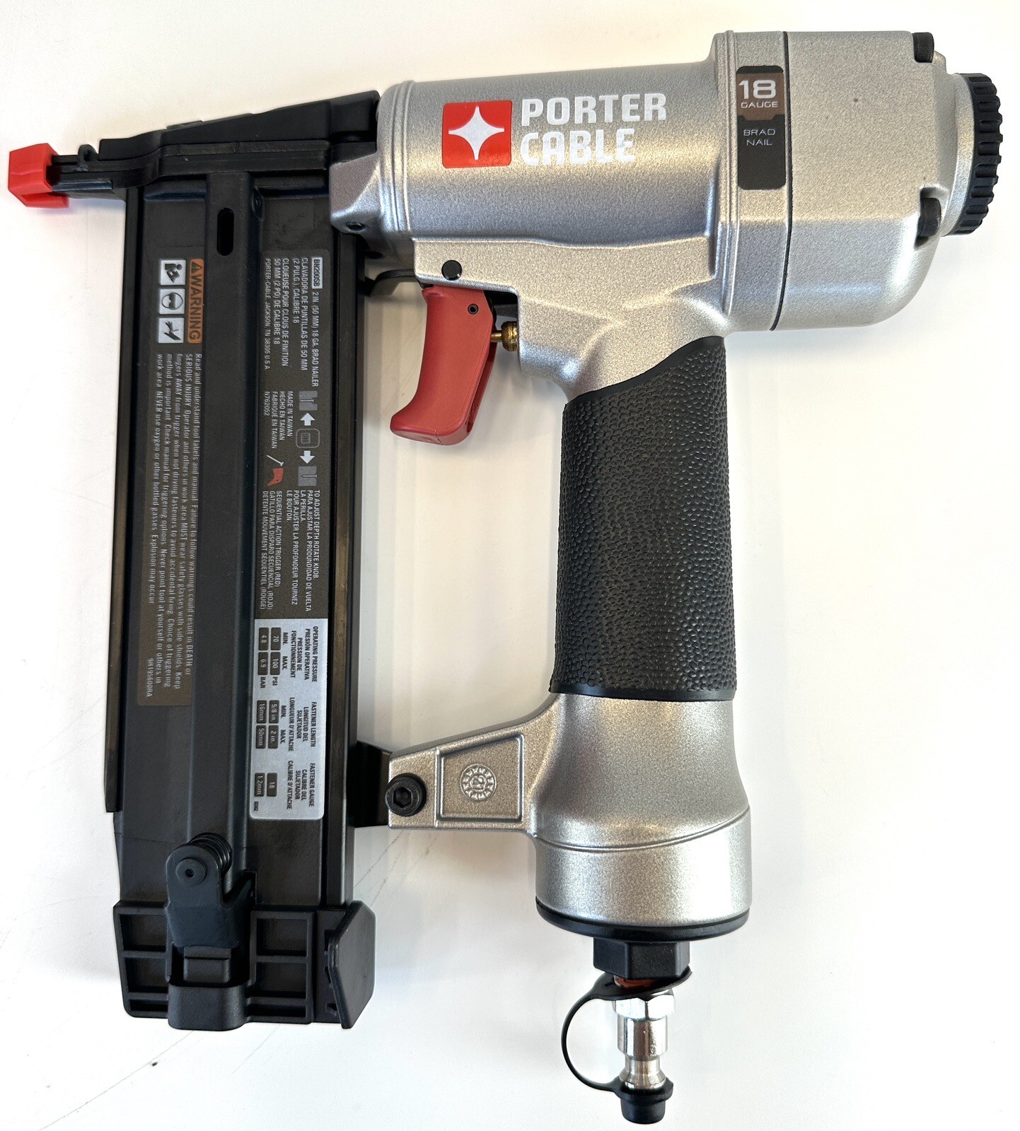Refurbished Pneumatic Nail Gun Porter-Cable BN200SB 18-Gauge Brad ...