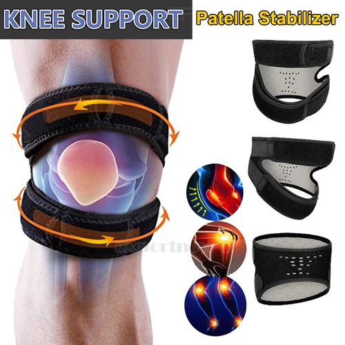 MYPOTO Kniescheiben-Bandage 2 Stück - Verstellbare Kniebandage Für Sport & Alltag