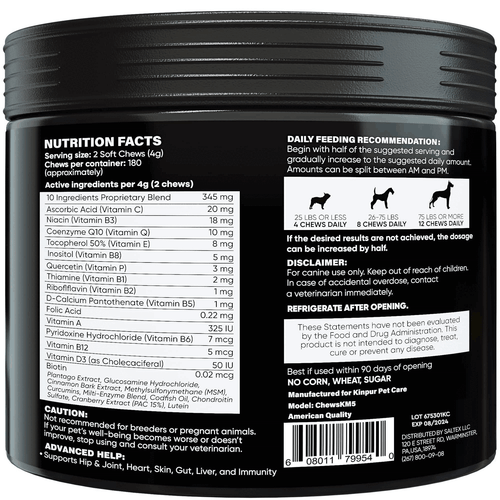 15 in 1 Dog Multivitamin Supplements   Immunity Digestion Joint and Heart Health - Picture 6 of 6
