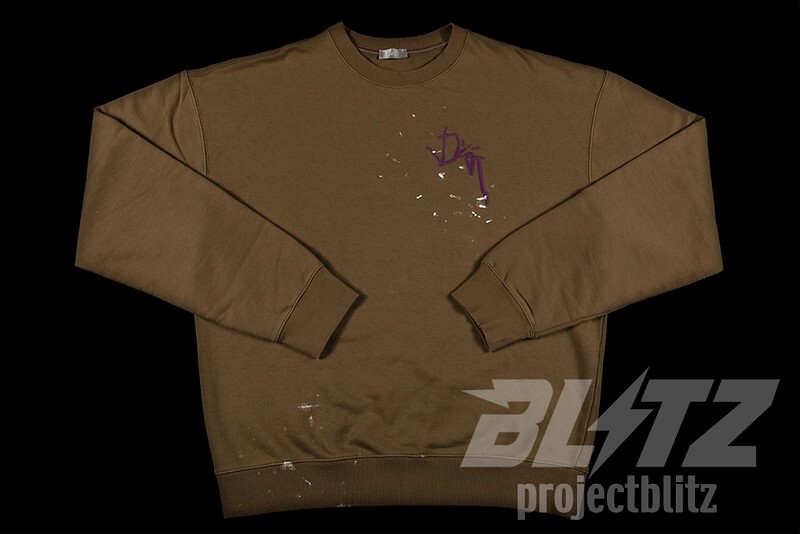 CHRISTIAN DIOR X CACTUS JACK OVERSIZED SWEATSHIRT L BROWN