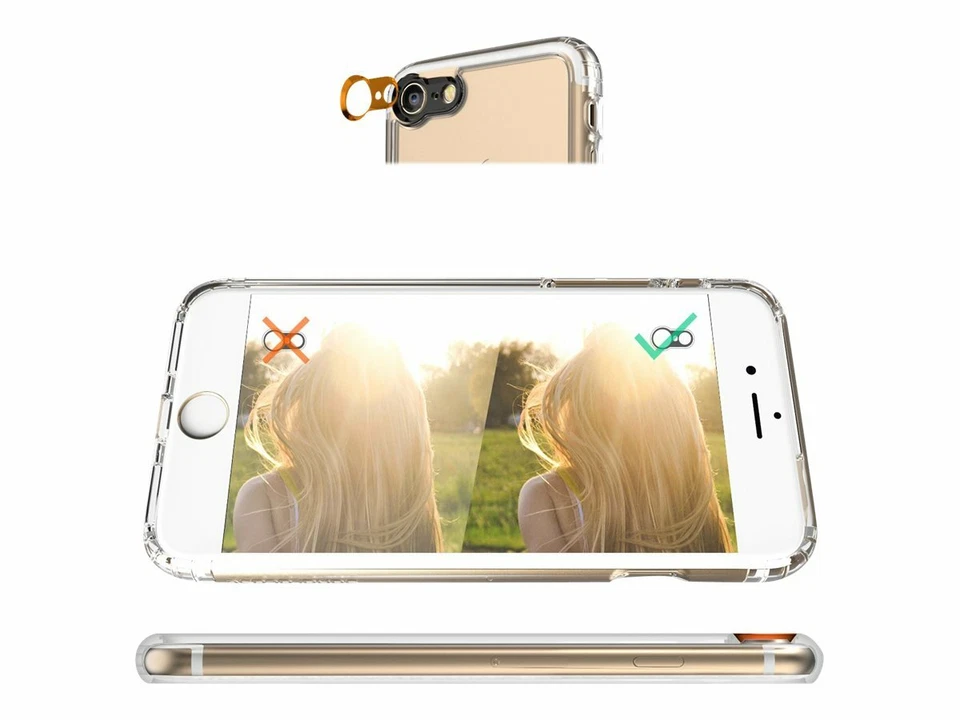 SaharaCase прозрачный защитный комплект - задний чехол для iPhone 7/8 - прочный - пластик - Изображение 3 из 4