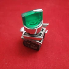 22mm ILlUMINATED Selector switch 3 Position Fits Green XB4BK133G5 110V Maintain