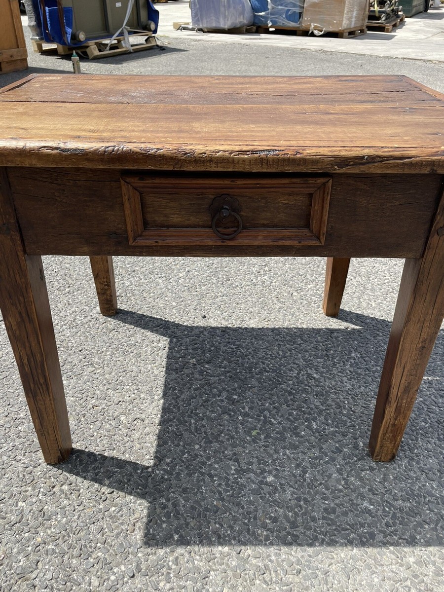 Antique Table With Drawer 10” High x 30” Long x 21” Deep