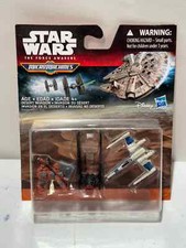 STAR WARS "THE FORCE AWAKENS" MICRO MACHINES DESERT INVASION 3 PACK 2015 NEW