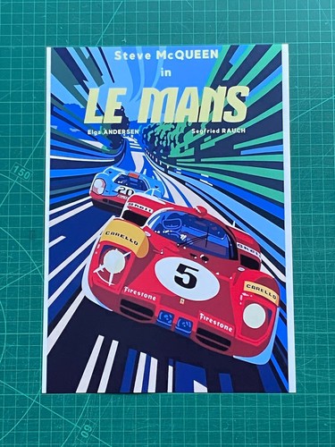 Motorsport Auto Poster Man Cave F1 TT Le Mans gedruckt Wohndeko Wandbild Bar - Bild 132 von 136