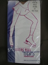 New GK Ultra Performance Microfiber FOOTLESS Tights ADULT Medium - 168 SUNTAN