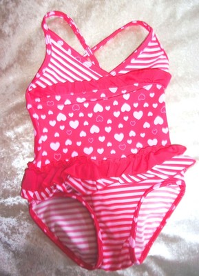red baby swimsuit