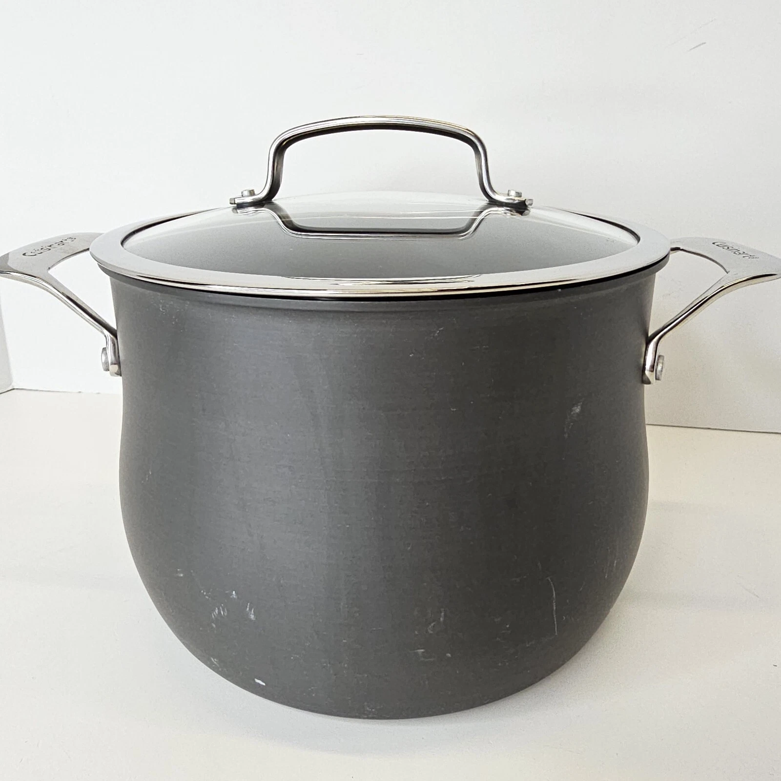 Cuisinart 6 Qt Stock Pot With Glass Cover #6466-22 Andonized