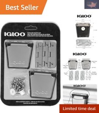 Cooler Replacement Parts Kit - 2 Latches, 3 Hinges, Latch Post