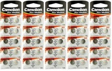 50 Pk Camelion AG8 LR1120 391 391A SR1120 LR55 Alkaline Button Cell Battery