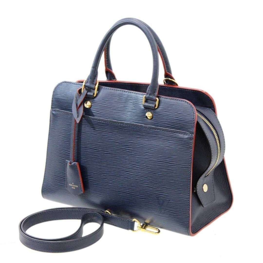 LOUIS VUITTON Vaneau MM 2WAY Shoulder Bag Handbag Epi Andigo Blue M51239 Women