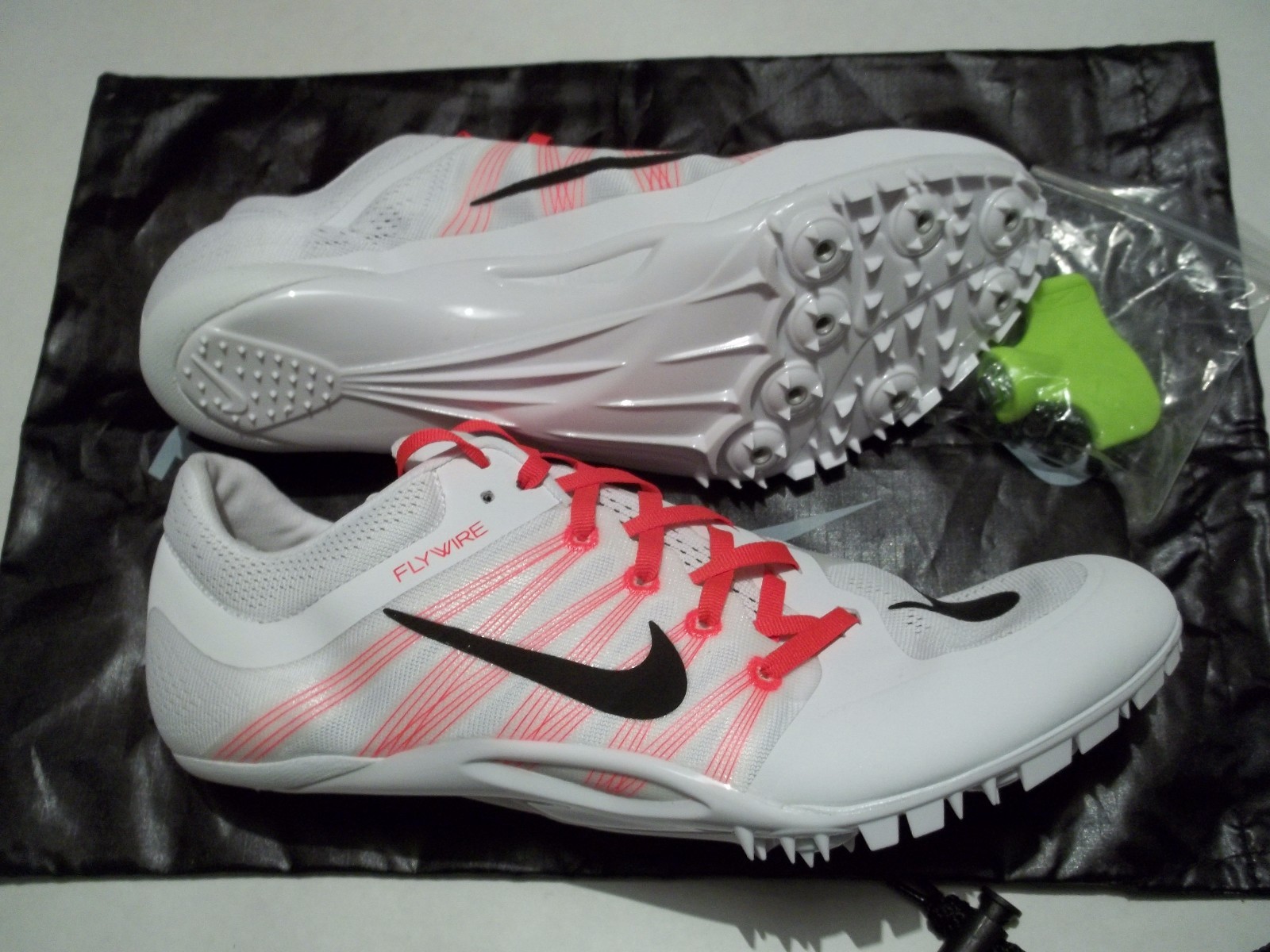 New Nike Zoom JA Fly Men's Size 12 Track Field shoes +Tool Spikes 705373-101 New Nike Zoom JA Fly Men's Size 12 Track Field shoes +Tool Spikes 705373-101