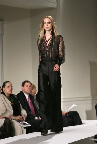 Oscar de la Renta Runway Black Silk 