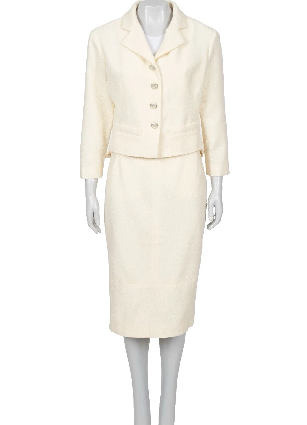 Костюм и костюмы из шерстяной смеси для женщин CHANEL