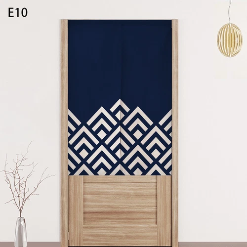 Japanese Style Door Curtain Screen Cotton Linen Noren Cherry Flower Room Divider - Bild 31 von 44