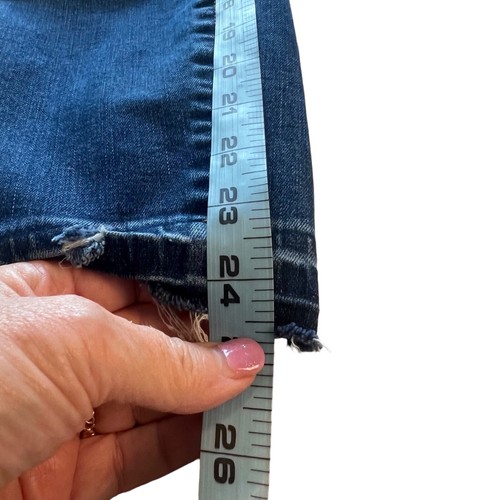 Madwell 10” High Rise Skinny Button Fly Jeans Size 30 Distressed Stretch Denim - Picture 6 of 12