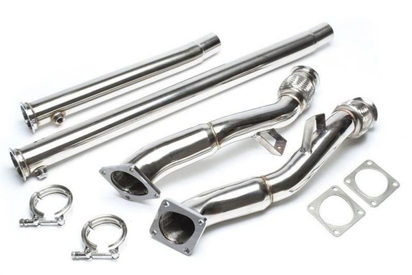 Downpipe Edelstahl FüR Audi RS4 Kombi B5 Ab 1999-2001-2.7T-63.5Mm-image