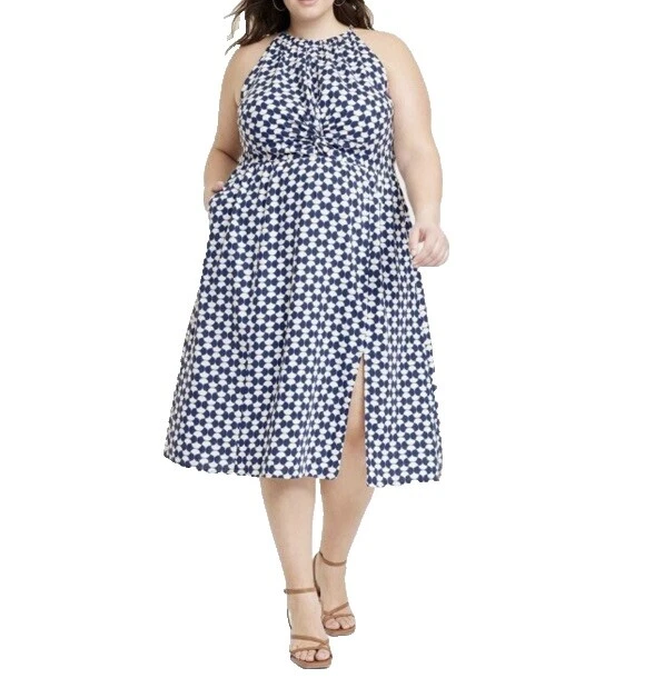 Geometric Plus Size Dresses for Women