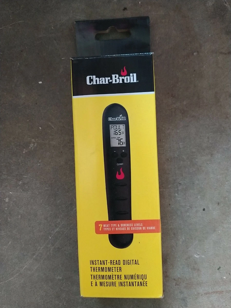 Char broil instant 2025 read digital thermometer