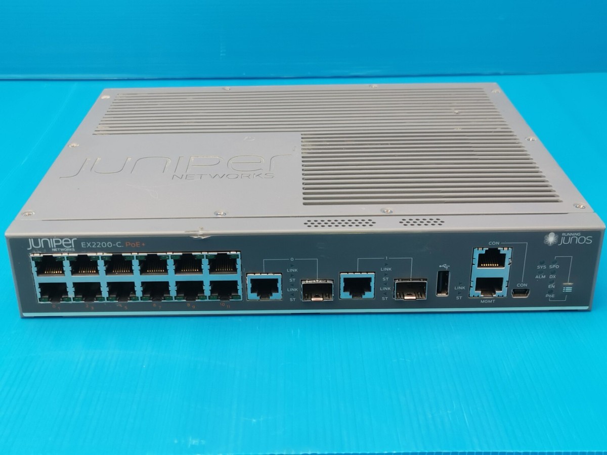 Juniper EX2200-C-12P. PoEモデル Juniper EX2200-C-12P-2G 12-Port