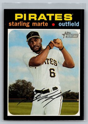 2020 Topps Heritage #THC-462 Starling Marte Pittsburgh Pirates FREE SHIP