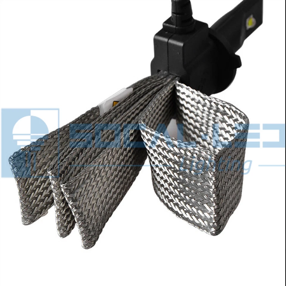 2x Fanless Canbus D1S D2S LED Conversion Kit Headlight Bulbs 6000K Xenon White - Image 4 of 4