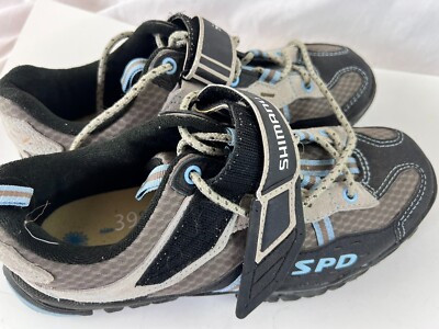 Shimano SH-WM41 Women's MTB BMX Cycling Shoes w/ Cleats Size 39 US  ~NICE