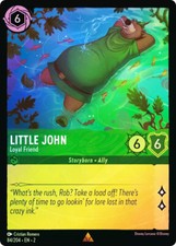 Lorcana COLD FOIL Little John - Loyal Friend - Rise of the Floodborn  084