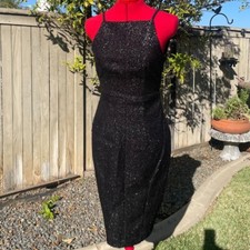 H&M Womens Sparkly Dress Size 4 NWT Never Used Little Black Dress 