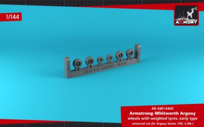 Armory Models AR AW14405 Scale Modellbausatz 1/144 AW Argosy Räder mit gewich...