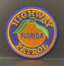 FLORIDA HIGHWAY PATROL EMBROIDERED PATCH~LAW ENFORCEMENT