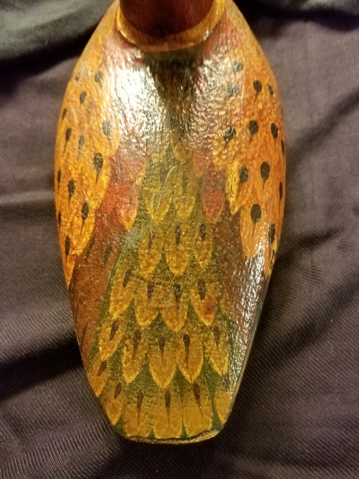 Antiguo señuelo de aves playeras pintado original de arte popular de principios de 1900... CALIDAD MUSEO... Foto 2 de 4