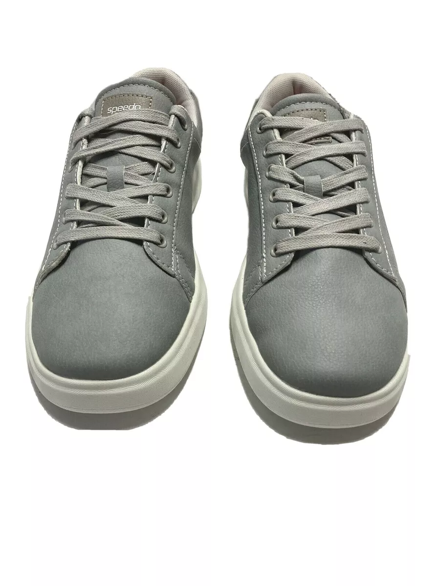 Speedo Mens Quart Hybrid Land Water Boat 360 Drainage Grey Shoes Size 9 Us