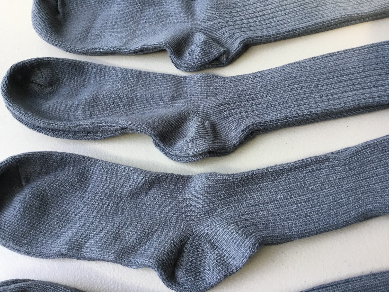 NWOT Men's Burlington Cotton/Rayon Dress Socks 6 Pair Size Large Gray