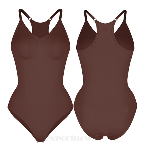Bauchkontrolle Bodysuit Slip Sculpting Shaper Tank Top Bodys Snatched Waist - Bild 48 von 66