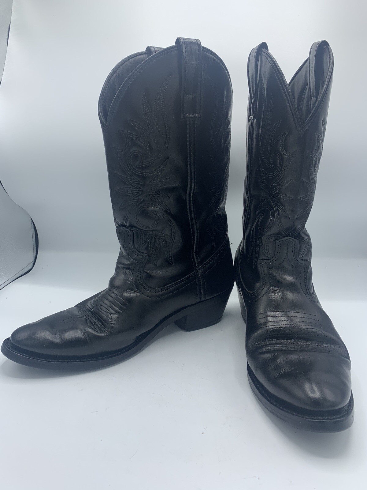 Laredo Men's Western Boots Cowboy Black 4240 Size 8.… Gem