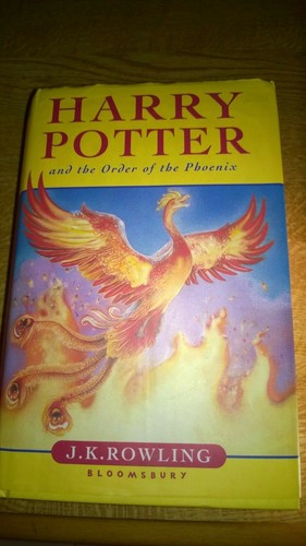 Harry Potter The Order Of The Phoenix Hardback Book with Dust Jack - 第 1/8 張圖片