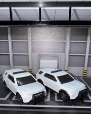 Lot Of 2 Matchbox 2023 Custom Unmarked Ford Interceptor SUV 1:64 NLFFP Diecast