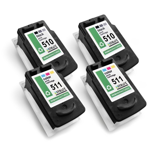 Eurotone 2x Cartucce Inchiostro Compatibili Per Canon PG-512 CL-513 (Nero E Colore)