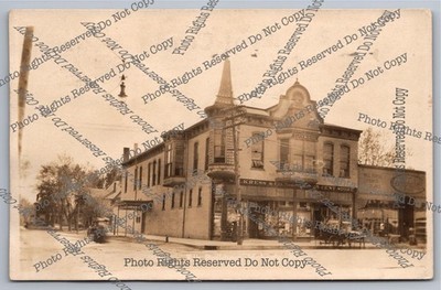 Antique RPPC Elk Building S.H. Kress Store Moberly Missouri Real Photo Postcard