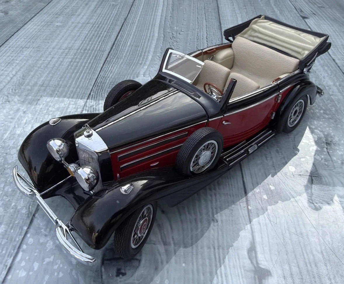 CMC 1/24 Mercedes 540 K Cabriolet B 1936 - Bleu - Miniature Collection - Occasion