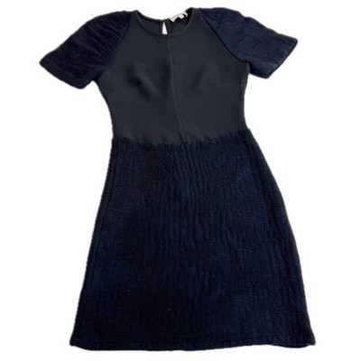 Opening Ceremony Dress Womens XS Black Multi Media Mini Textured