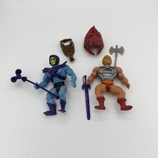Vintage Mattel MOTU He-Man Skeletor Action Figure Lot 1981 1983 Accessories