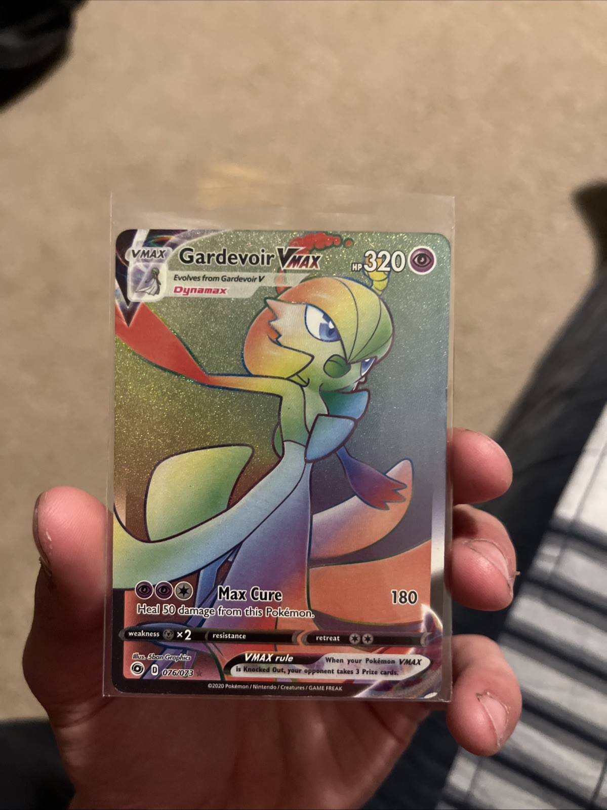 Pokémon Gardevoir VMAX #76 TCG Champions Path Holo Secret Rare