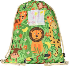 Borsa Da Ginnastica Con Cordoncino per Bambini, Abbigliamento Sportivo Borraccia