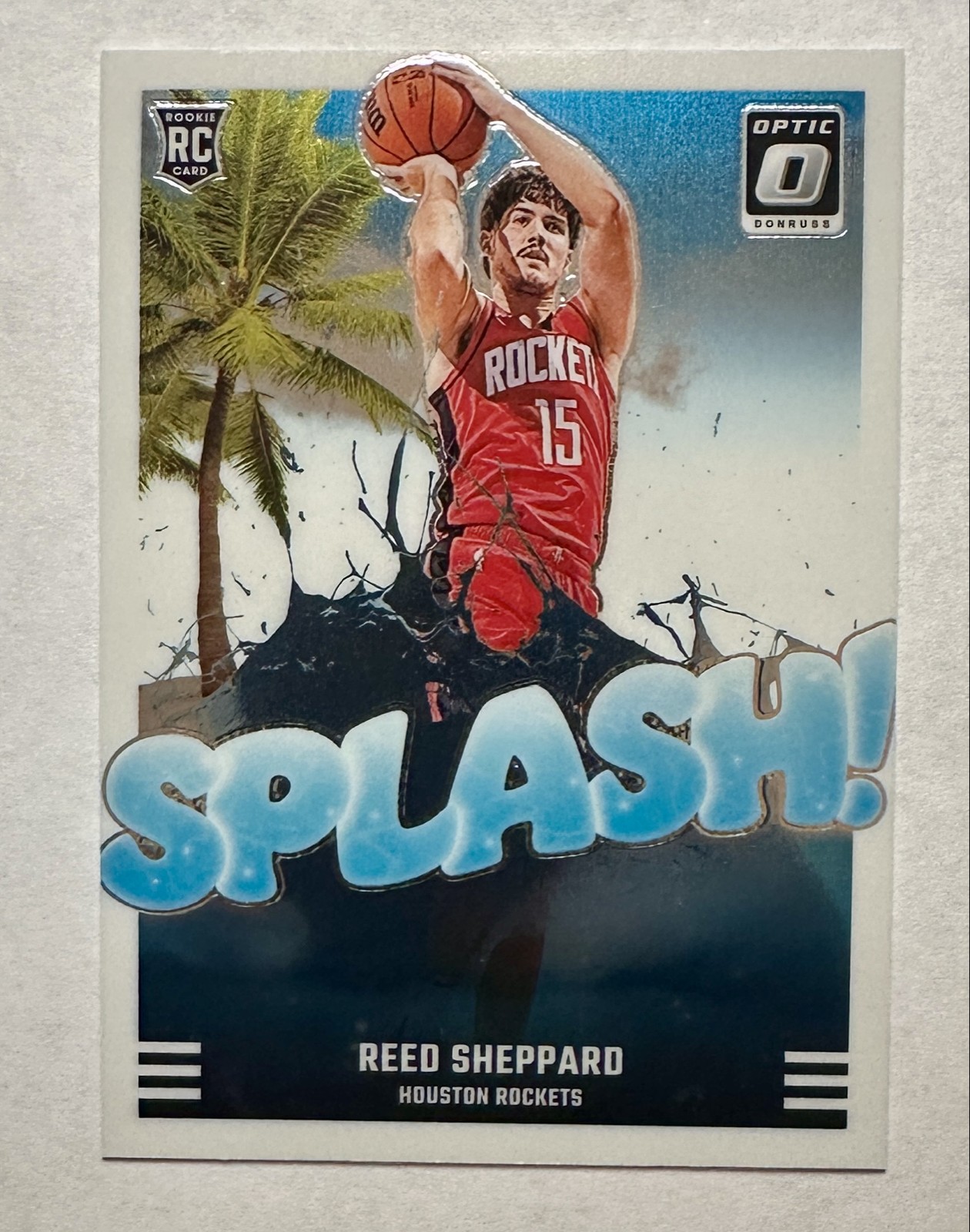 2024-25 Panini Donruss Optic - Splash! Reed Sheppard #13 (RC)