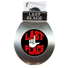 Custom Engraved LAST PLACE Toilet Seat Medal, Gold or Silver