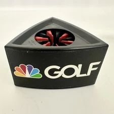 NBC Golf Microphone Flag Cube Network Station Channel Banner Foam Insert - EUC